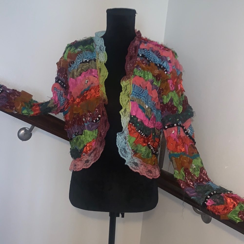 Unique blend Sandy Starkman Multi color Blazer